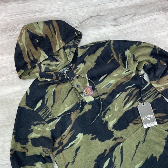 🔹 Billabong A/Div Furnace Anorak Long Sleeve Fleece Shirt - Picture 5 of 11